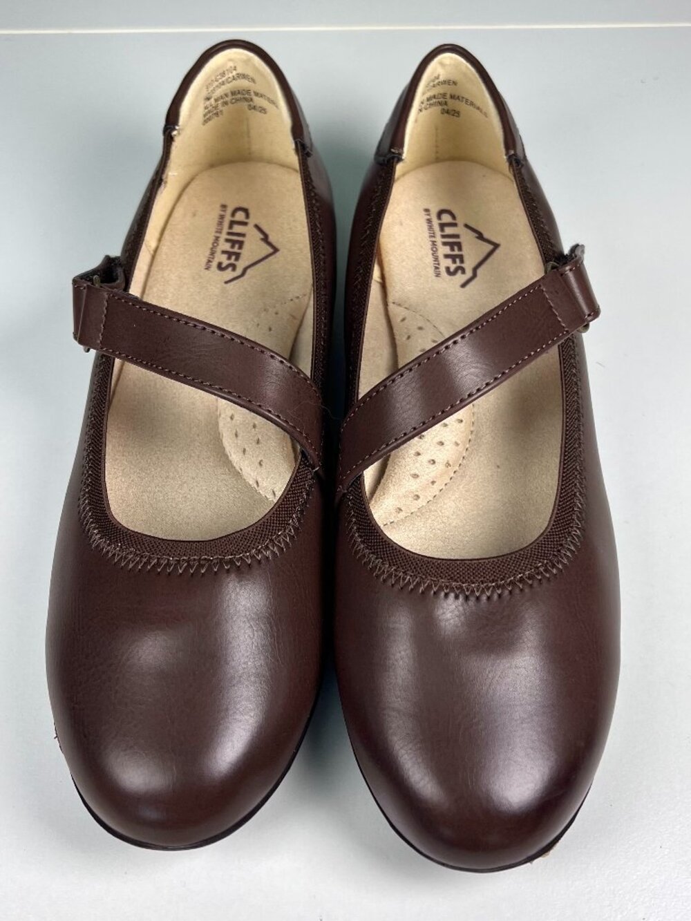 Cliffs White Mountain Carwen Mary Jane Flat Brown Size 7 NWOB